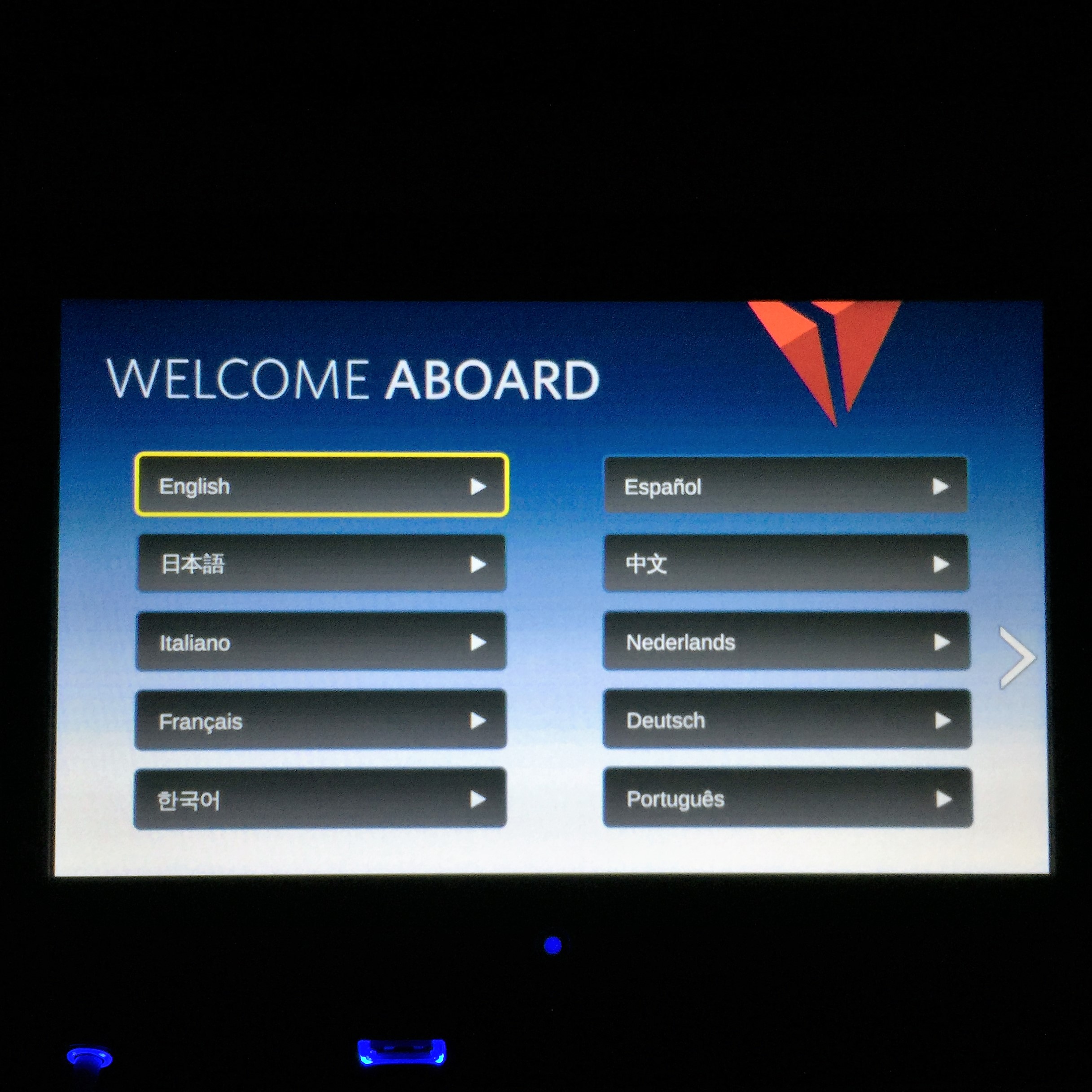 voando de Delta para Orlando