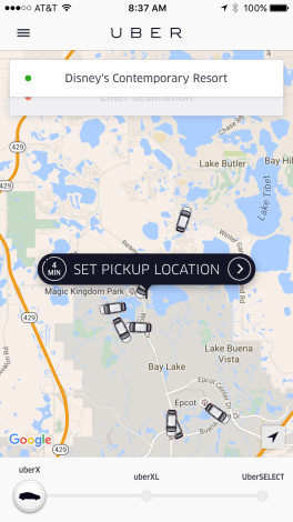 Uber em Orlando