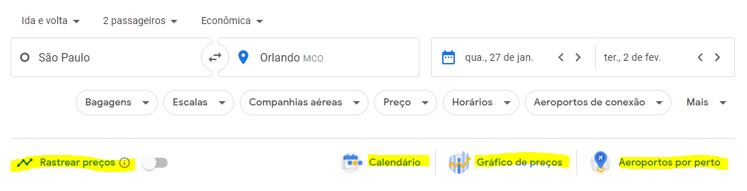 google flights