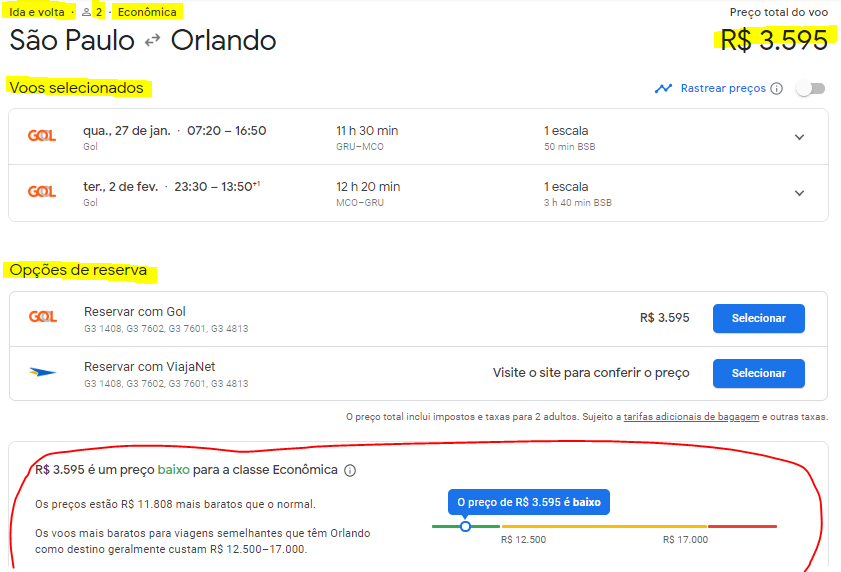 google flights